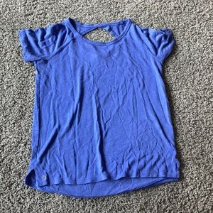 purple athleta short sleeve
